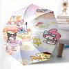 Ice Cream Shop POCHACCO Durable Cartoon Folding Umbrella, Portable 3-Fold Compact Umbrella for Men and Women, Suitable for Travel or Daily Use.Y052