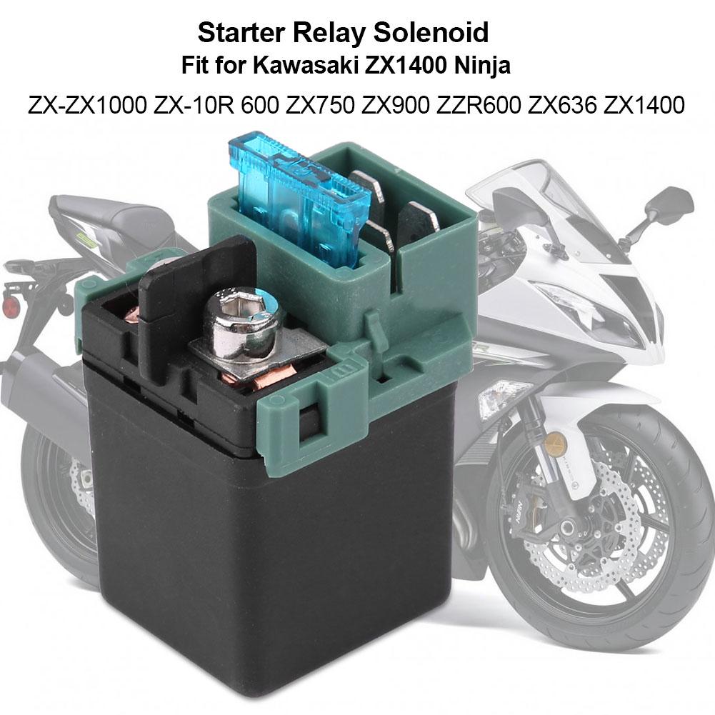 Starter Relay Solenoid for Kawasaki ZX1400 Ninja ZX ZX1000 ZX 10R 600 ZX750 ZX900 ZZR600 ZX636