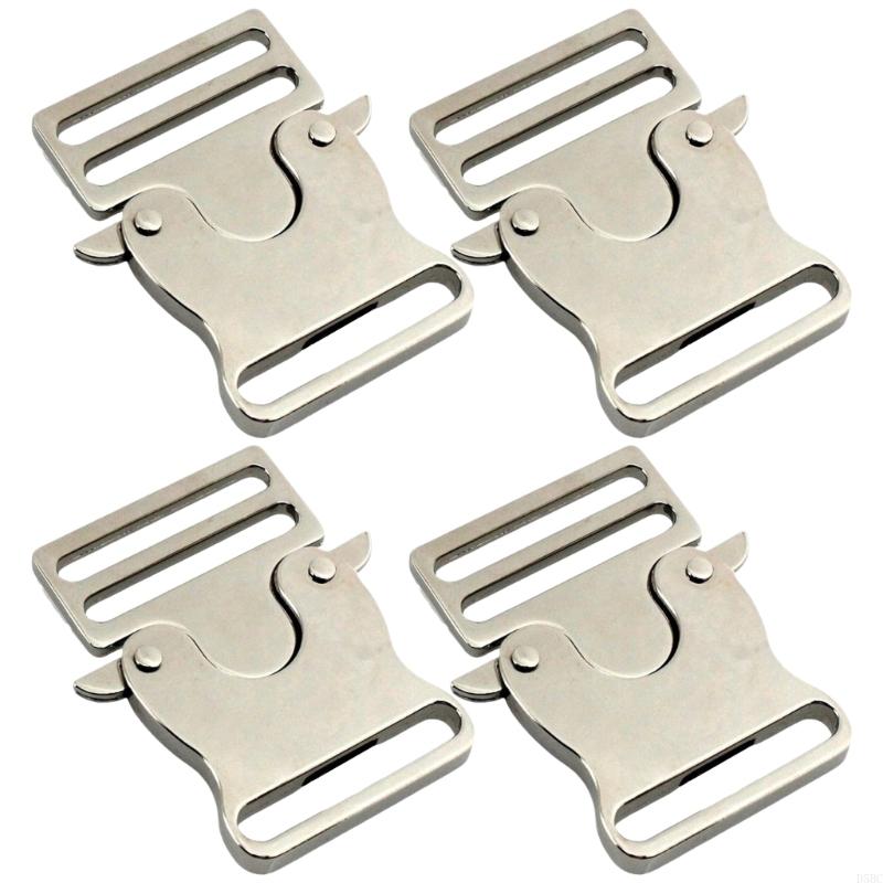 4 Pcs Quick Release Clip Easy to Use Webbing Bag Clip For Backpacks Repair Dog Leashes And Crafting