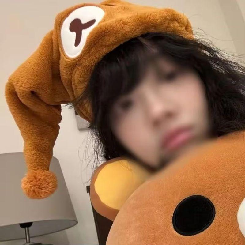 Anime Cute Rilakkuma Quick-Dry And Moisture-Wicking Plush And Comfortable Hair Drying Towel Bathroom Furnishings Daily Use Gifts
