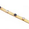 Trendy Elegant Colorful Natural Stone Rhinestone Versatile Stainless Steel Bracelet Jewelry
