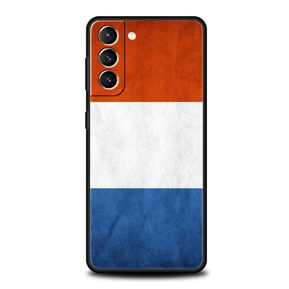 

Phone Case For Samsung Galaxy S25 Edge S24 S23 S22 S21 Ultra S20 FE 5G S10 S10E S9 Plus Soft TPU Cover Dutch flag Galaxy S25