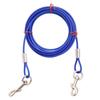 Pet Traction Rope Dog Rope Dog Chain Iron Chain Double Head One Drag Two Wire Rope Dog Pile Bolt Dog Rope Fixing Rope