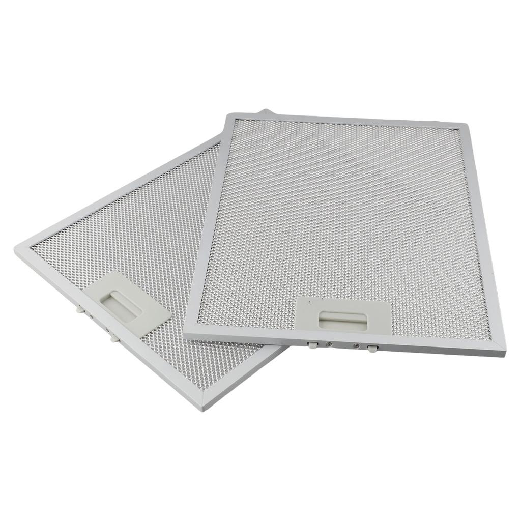 2 Stück Aluminium Dunstabzugshaubenfilter Metallgitter Abluftfilter 280x350x9mm Metallgitter Fettfilter für Küchenabzugshaube