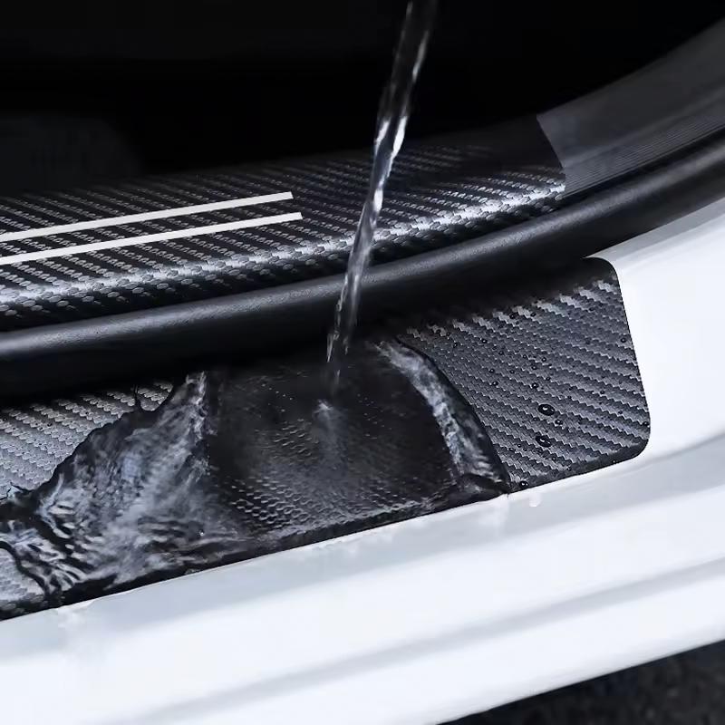 Auto Drempelstickers Koolstofvezel Textuur Deurstijl Strip Voor Volvo XC90 XC60 V50 S60 V70 V60 V40 S90 olestar AWD XC40 S80 T6