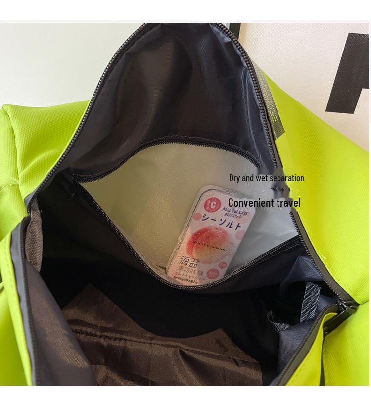Korean Trendy All-Match Large Capacity Fitness and Travel Bag - Unisex Handheld and Crossbody