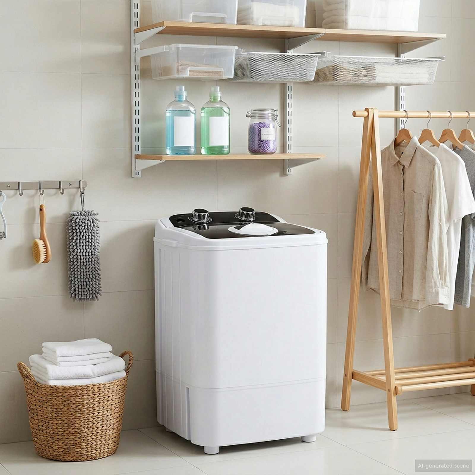 Mini Washing Machine with Single Tub