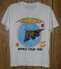 T-shirt in Cotone Bianco Boston Band World Tour 87 per Uomo Tutte le Taglie UR153