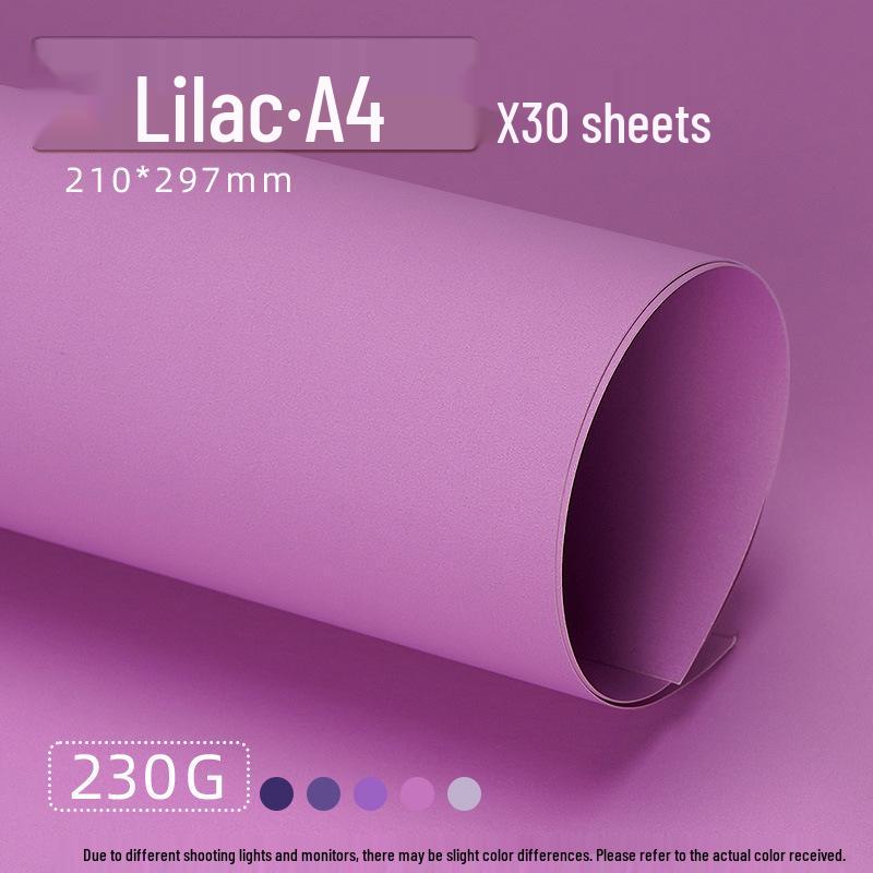 

Thickened Purple A3/A4 Cardstock for Photography & Student Projects