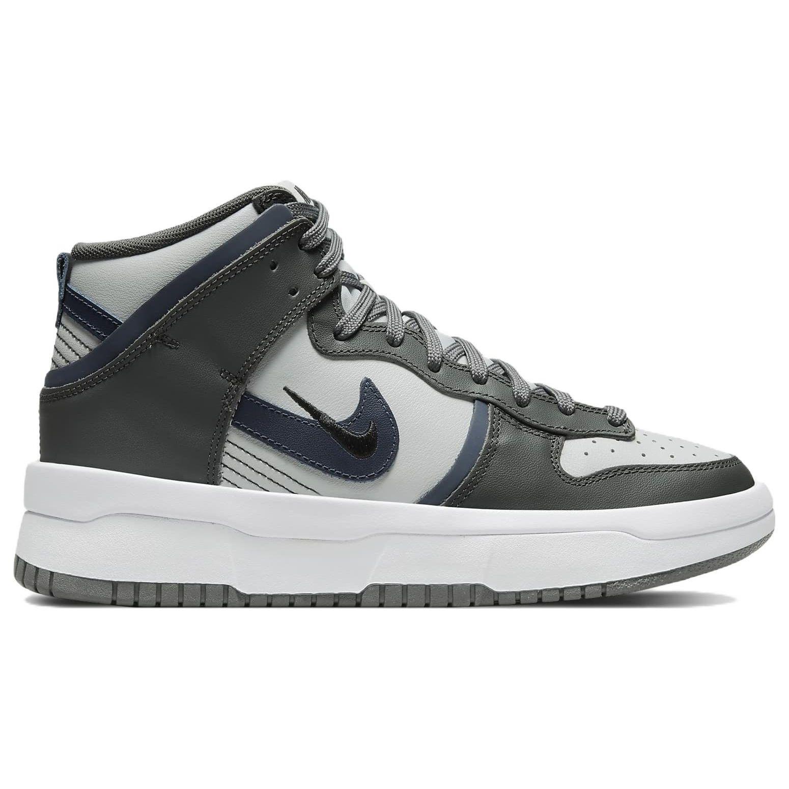Женские кроссовки Nike Dunk High Up Iron Grey Black Grey-Fog Midnight-Navy DH3718-002 36.5 — фото 2