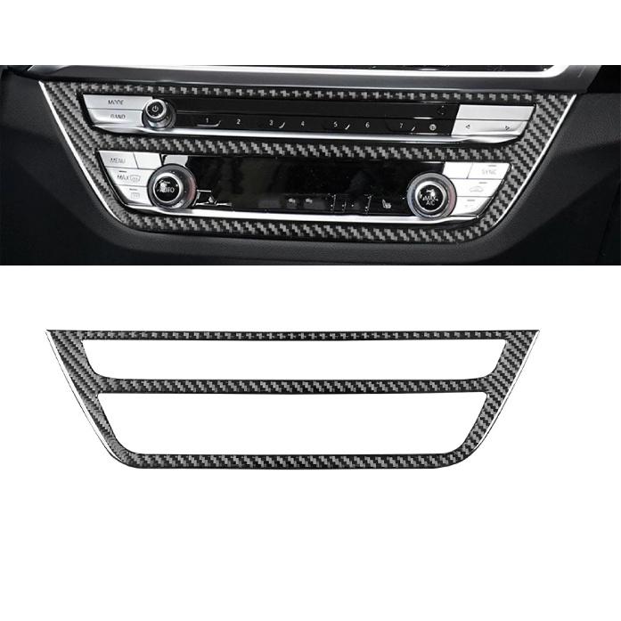 For BMW X3 G01 G08 X4 G02 Carbon Fiber Car Central Control CD Panel Suite Stickers Decoration Auto Interior Modified Accessories