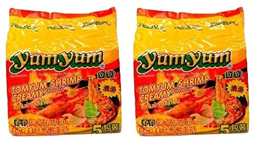 

Лапша быстрого приготовления, тайский вкус кремового том яма Yumyum, 5 штук х 2 пакета