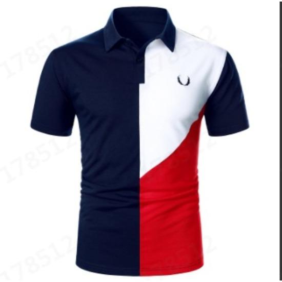 

Мужская рубашка поло с коротким рукавом, повседневная, универсальная, с лацканами, цифровая печать 3D 5XL