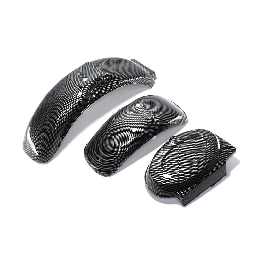 Motorcycle Frame Fender Kit Bodywork Carbon Pattern Mud Guards for Honda Z50 Z50A Z50J Z50R Mini Trail Monkey Bike