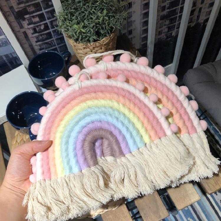 Rainbow Wall Hanging Modern Home Decoration Hanging Iridescent Embellishment