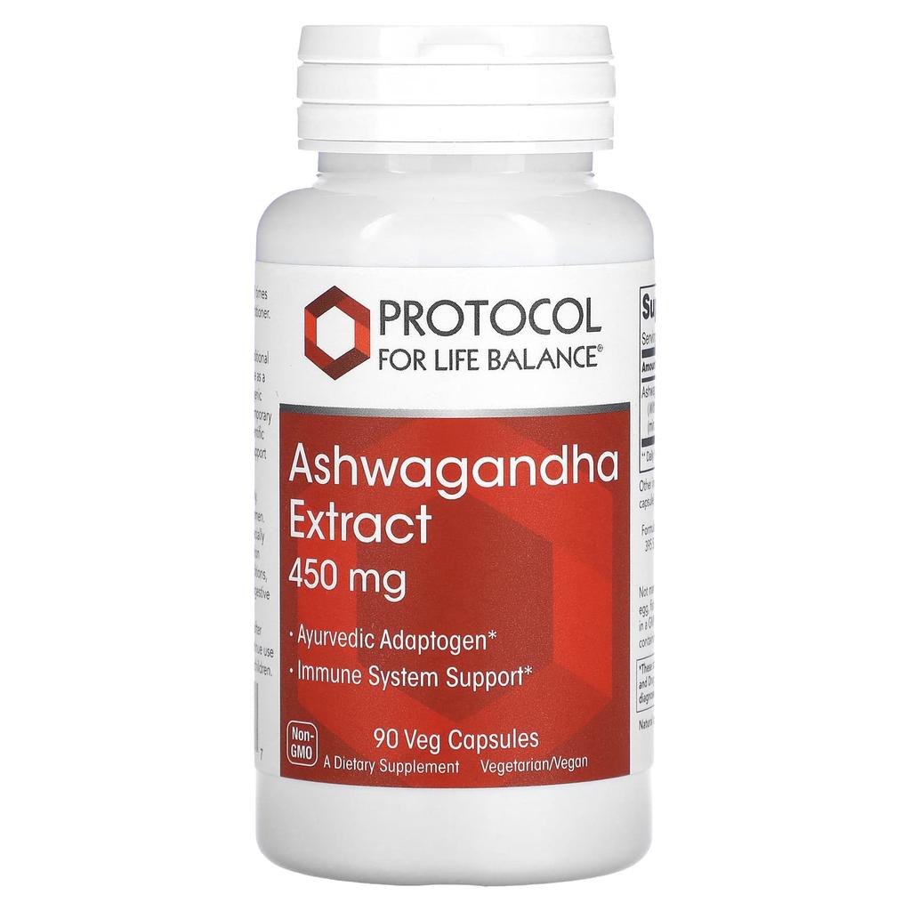 Ashwagandha Extract, 450Mg, 90 Veggie Capsules