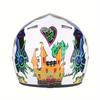 Off-Road Motorcycle Full Helmet 225 White Size 5 Travel Personality Safety Cover Four Seasons Off-Road Helmet