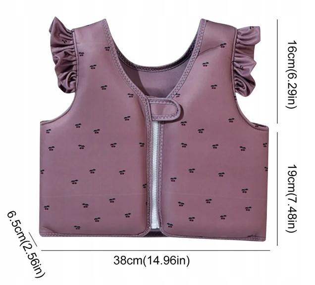Swimming Suit For Children Swimming Vest Swimming Jacket Cherries