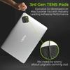4 Pcs Pack 5x5cm Size TENS Unit Electrode Pads Self Adhesive Electrodes  For Muscle Stimulation