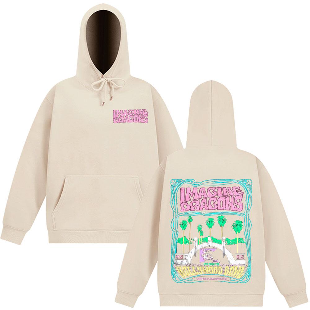 Imagine Dragons Band Loom World Tour 2025 Harajuku Sweatshirt Herren Damen Hip-Hop Pullover Heißer Verkauf Locker Lässig Übergroß Kapuzenpullover