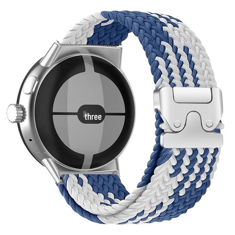 Braided Nylon Paracord Watch Band for Google 41MM/45MM