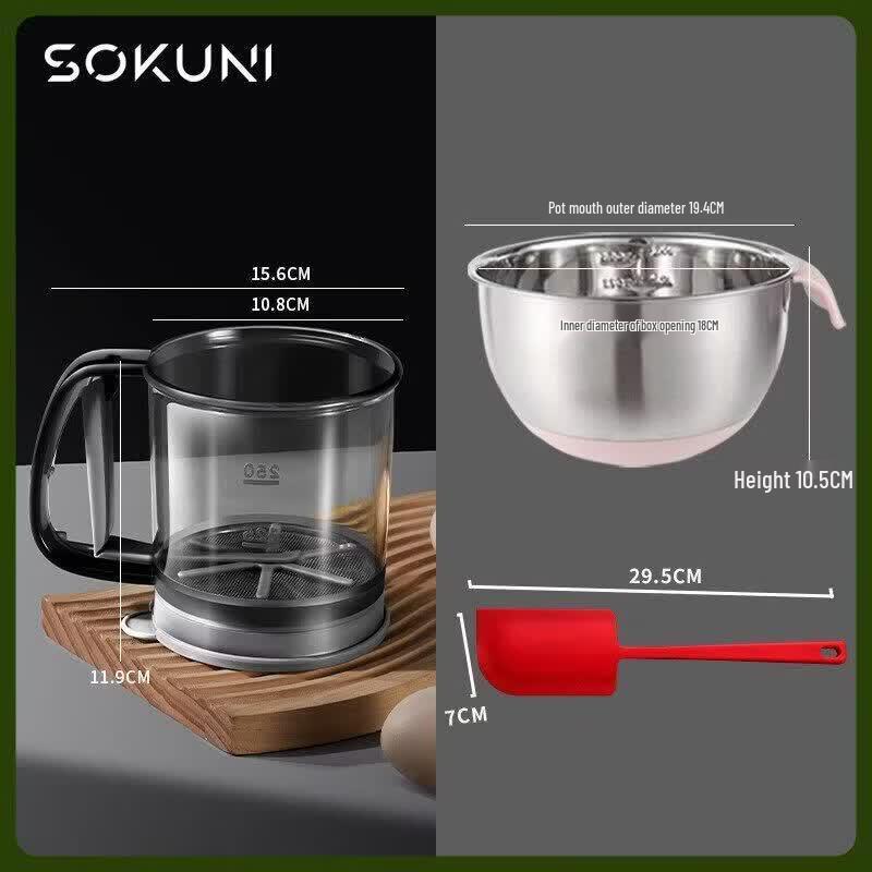 Semi-Automatic Handheld Flour Sifter