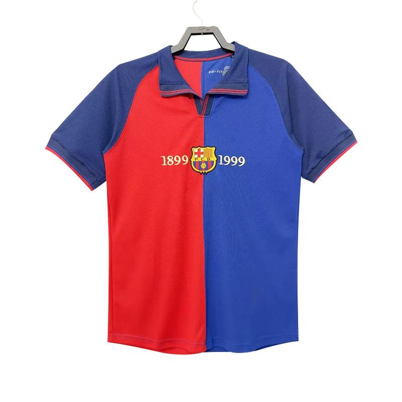 Club retro jersey home and away retro top nostalgic league Champions League version short sleeve Red Devils main Real Madrid