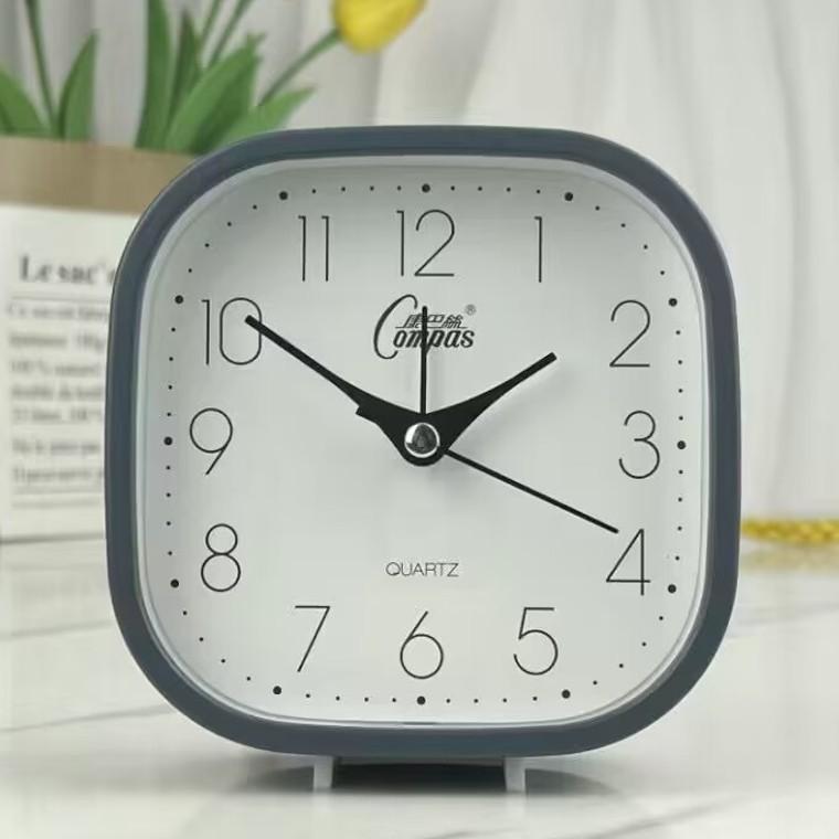 Large Digital Silent Elderly Alarm Clock Simple Square Clock Student Dormitory Table Desktop Bedside Clock