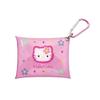 K Company Sanrio Characters Clear Pouch with Carabiner Hello Kitty/Pink SAC-CCP-KTP