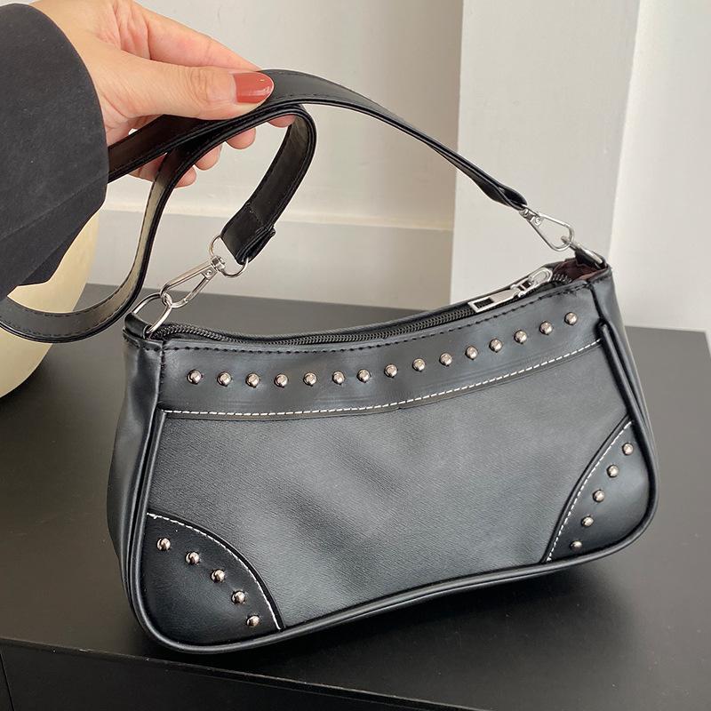 

Сумка через плечо Niche Texture, женская модная сумка через плечо High-End Sense, универсальная сумка из джинсовой ткани чёрный