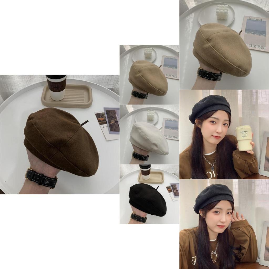 Stylish Warm Winter Beret Sweet And Adorable Fashionable Painter Hat