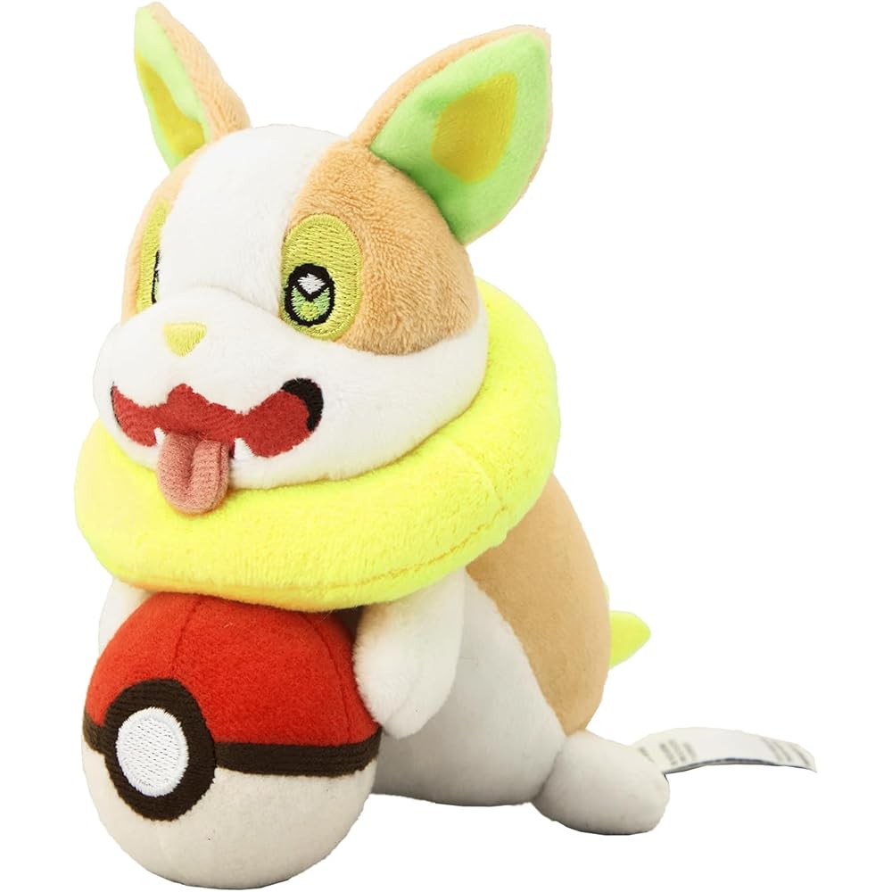 Pokemon Center Original Piyokotto Mitete Plush Toy Wanpachi Soft Toy 20cm