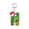 Santa 2D Flat Acrylic Christmas Tree Hanging Decoration Sports Car Decoration Flat Decoration Pendant