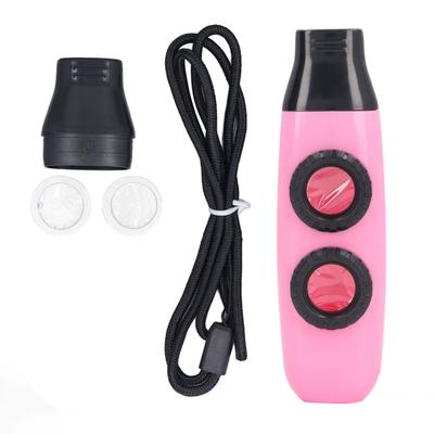 Kazoo Flute Flet z dwoma otworami, regulowany instrument dęty z membraną do gry