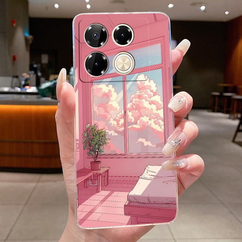 Soft Silicone Phone Case For infinix Note 40 Pro 4G 5G Note40 Pro+ 40S Funda Luxury Dragon Cute Cool Boys Girls Clear Back Cover