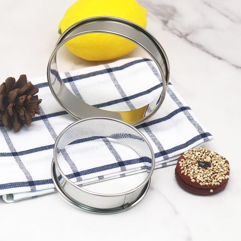Round Biscuit Mold Stainless Steel Dumpling Skin Cutting Mould DIY Cake Pastry Baking Cutting Maker Tools Kitchen Gadgets