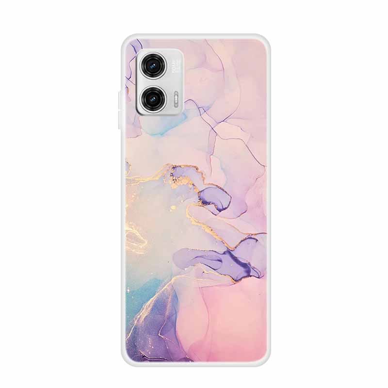 For Moto G73 5G Case E13 G72 Soft Silicone Marble Clear Phone Cover for Motorola MOTO G72 MotoE13 E 13 TPU Coque Capas G73 5G