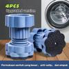 4Pcs Universal Heightening Pad For Washing Machine Base Shock-Absorbing Slip Base for Refrigerators Proof and Silent