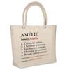 Beach Bag - PLANETEE - Insulated Amélie Definition - Natural Cotton - Beige - Large Capacity
