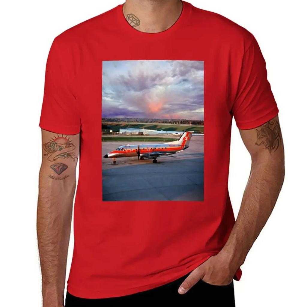 Embraer EMB120RT Atlantic Southeast Airlines TShirt oversized tops plain t shirts for men