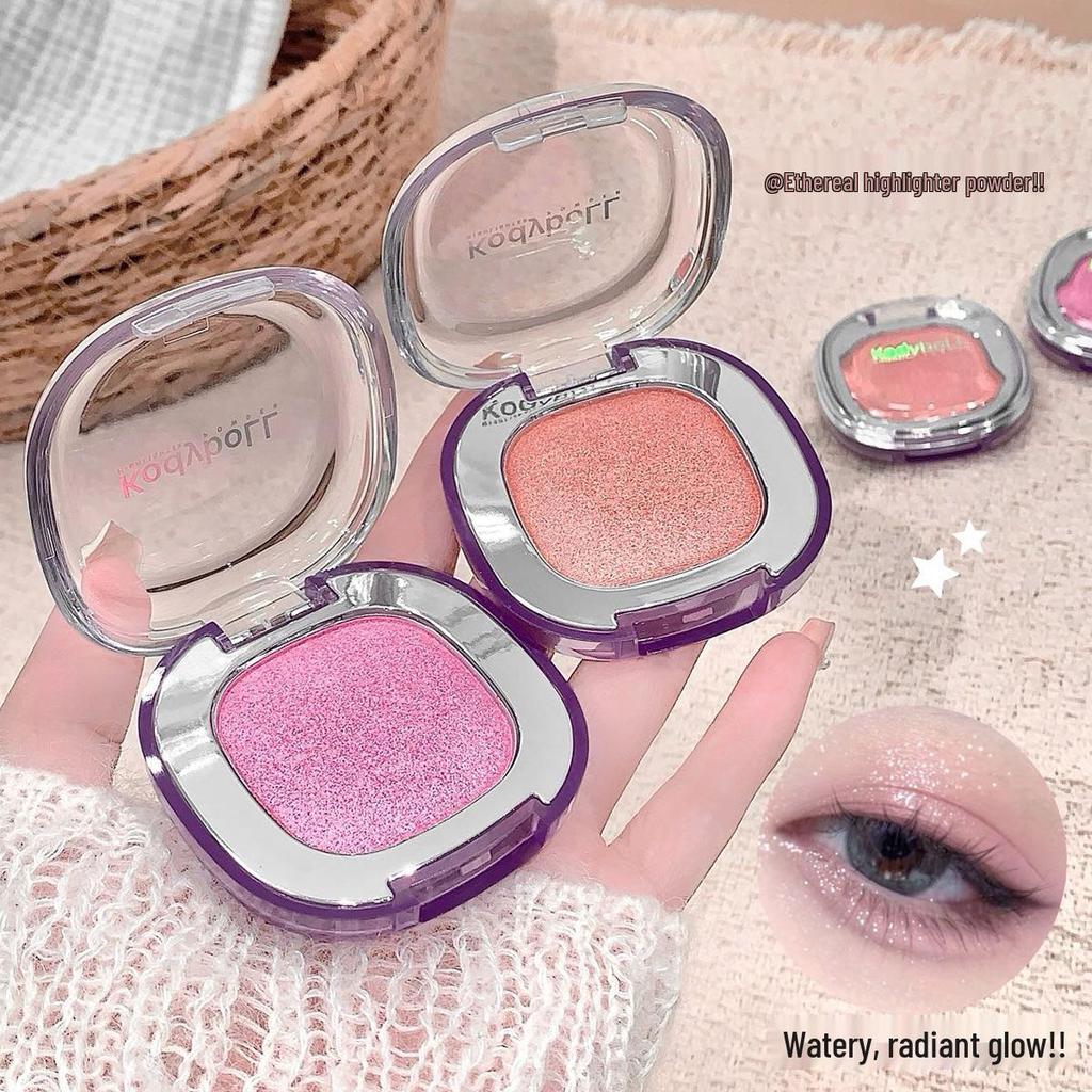 KodyboLL Translucent Pearl Sparkle 3D Brightening Highlighter Blush