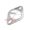 2pcs Exhaust Pipe Gasket Universal Diamond-shaped Flange Gasket Shockproof, Noise-reducing, and Wear-resistant Junta Escape