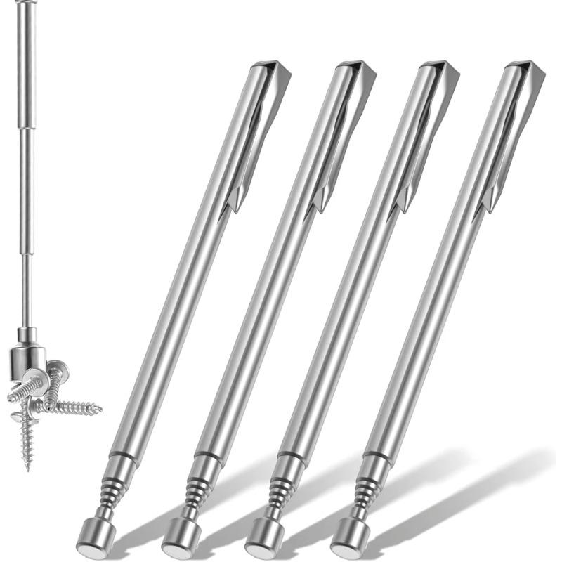 3pcs Retractable Rod for Car Repair Machinery Maintenance Garage Workshop Telescoping Extendable Magnet Pen Magnetic Pickup Tool