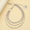 European and American Jewelry Trend Punk Style Personality Three-layer Spider Web Jeans Chain Hundred Decoration