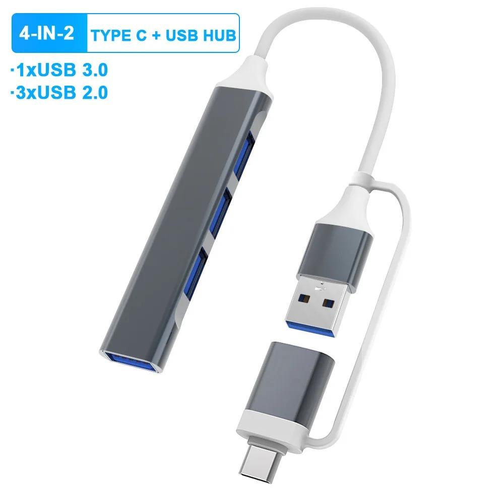 

7 Ports USB 3.0 HUB USB C HUB TYPE-C to USB HUB Concentrator USB C Docking Station 5Gbps High Speed Adapter OTG For PC MacBook
