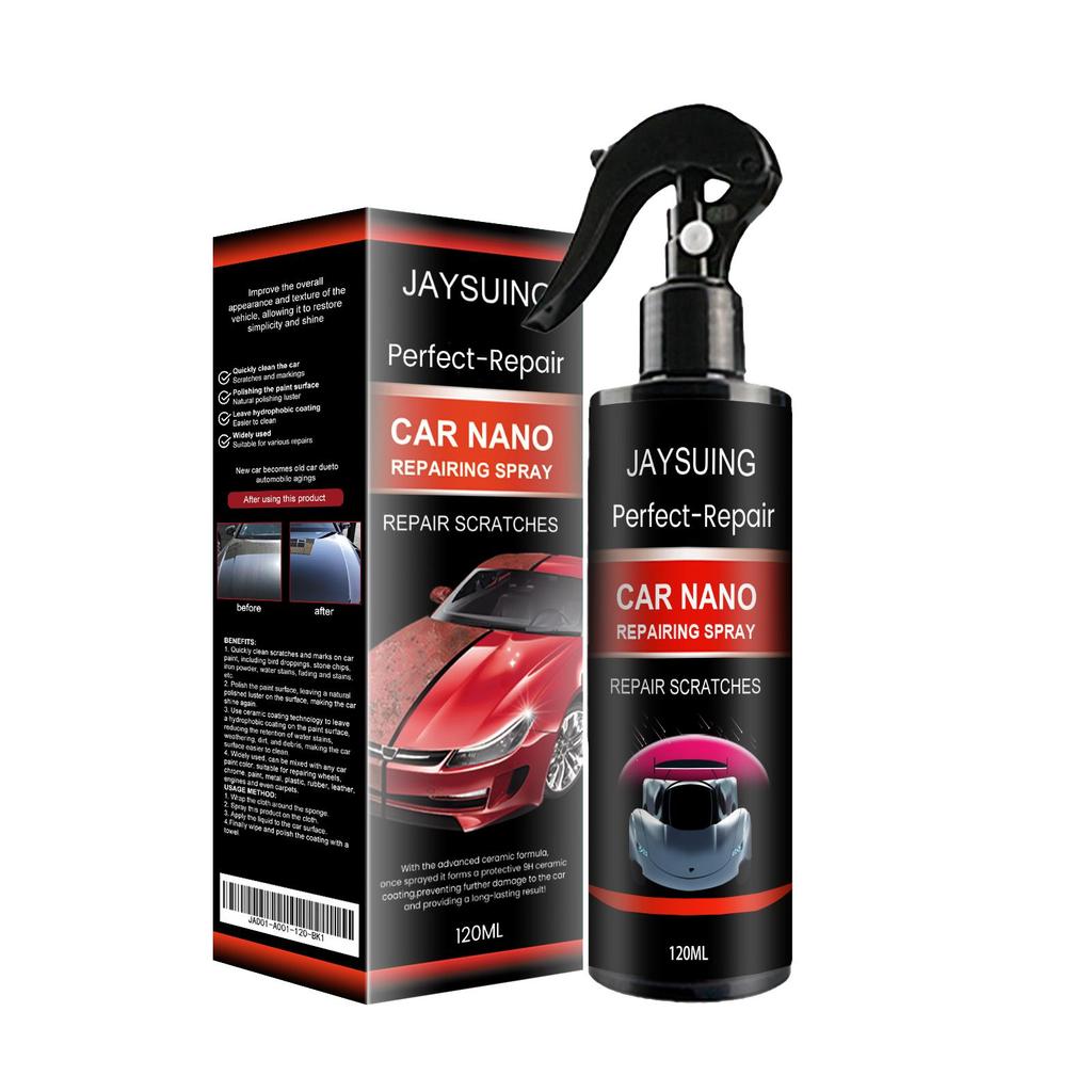 Jaysuing Automotive Coating Spray Superhydrophobic Coating for Repairing Scratches and Water Marks on Car Paintwork Dust-Repellent Polishing Spray