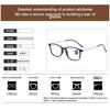 Latest Durable Metal Metal Leg Ultra Thin Anti Blue Rectangular Spectacle Frame Frame Reading Eyeglasses Glasses Computer Prescription For Men And