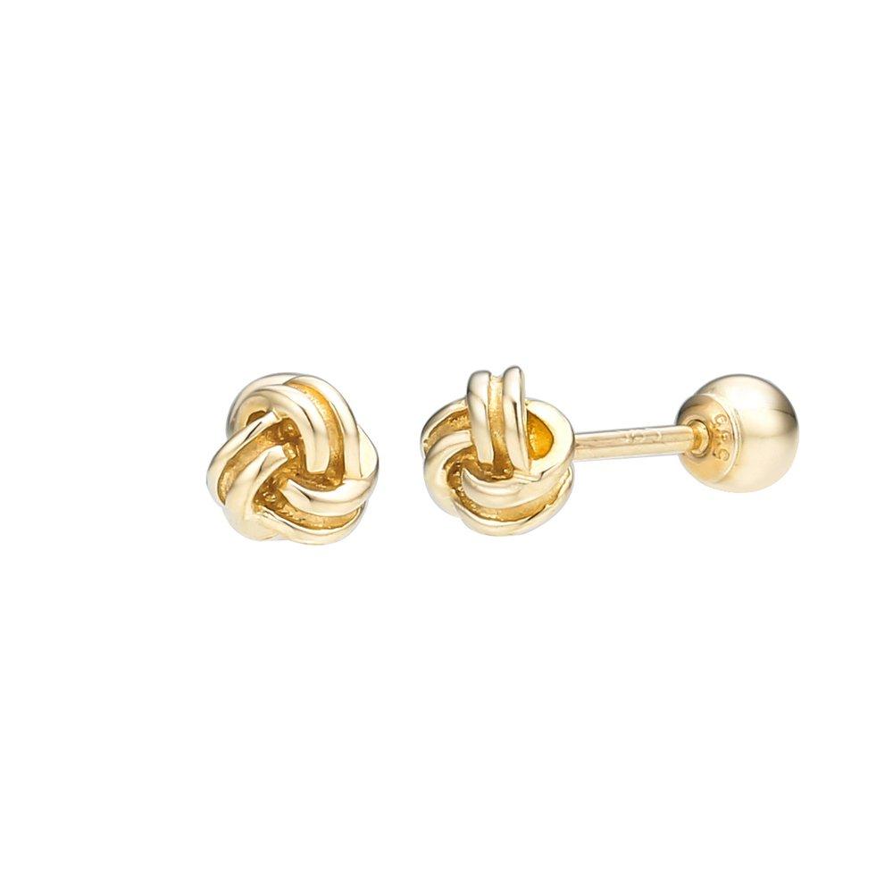 14K 18K ball knot piercing (1 piece)