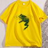 Frog Swimming Tshirt Summer Unisex Unisex Funny Animal Graphic Tee Elastic Casual Short Sleeve Breathable Round Neck Tshirt