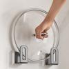 2/4pcsNo-Drill Pot Lid Rack Kitchen Multi-Functional Storage Rack Cutting Board Bathroom Balcony Wall-Mounted Organizer
